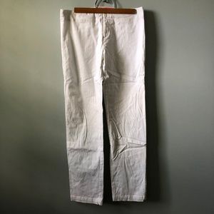 Nally & Milly Straight White Slacks